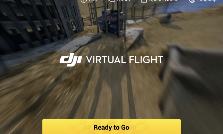 DJI Virtual Flight App